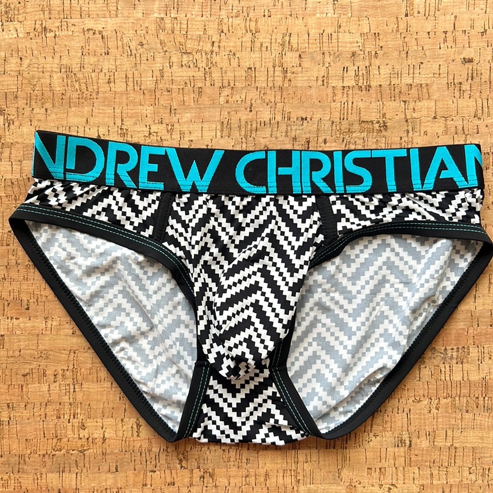 Andrew Christian Chevron Stripe Brief